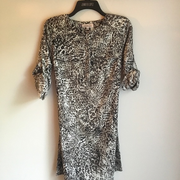 Jennifer Lopez Dresses & Skirts - NWOT JENNIFER LOPEZ CHEETAH PRINT DRESS